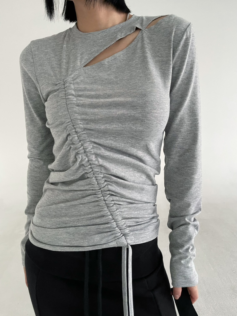 REIZ東大門直郵女裝新品26春夏職業推薦人氣真品休閑長袖T恤REIZ長袖T恤