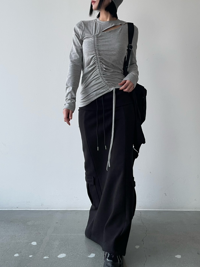 REIZ東大門直郵女裝新品26春夏職業推薦人氣真品休閑長袖T恤REIZ長袖T恤