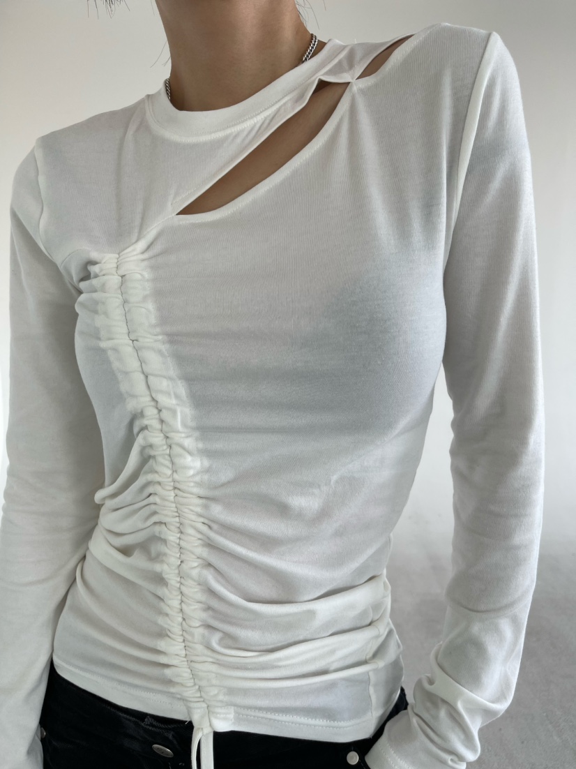 REIZ東大門直郵女裝新品26春夏職業推薦人氣真品休閑長袖T恤REIZ長袖T恤