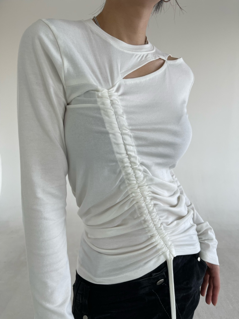 REIZ東大門直郵女裝新品26春夏職業推薦人氣真品休閑長袖T恤REIZ長袖T恤