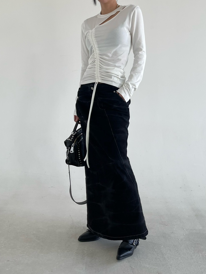 REIZ東大門直郵女裝新品26春夏職業推薦人氣真品休閑長袖T恤REIZ長袖T恤