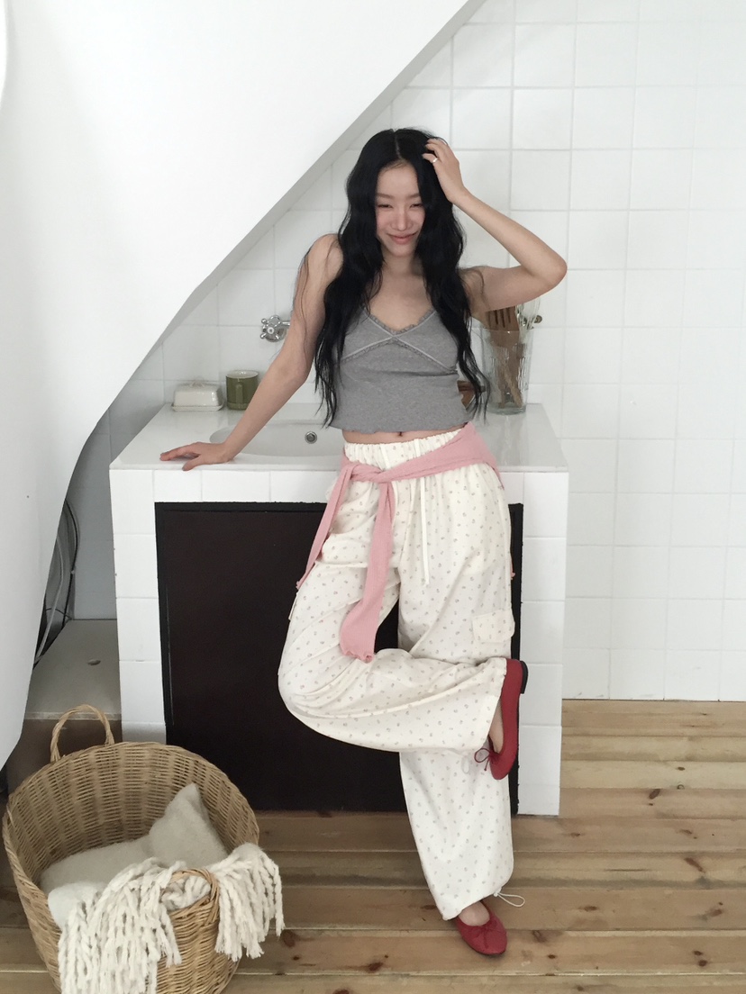 LOVE MOMENT韓國直郵女士新款休閑職業人氣26春夏休閑褲LOVE MOMENT休閑褲