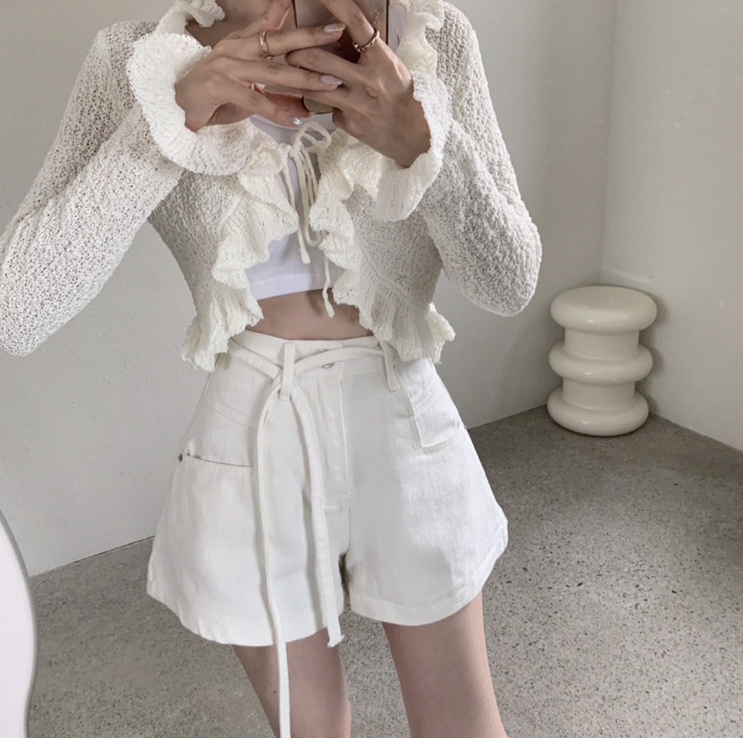 RIAH東大門代購女裝新品真品休閑推薦26春夏人氣短褲含腰帶RIAH短褲