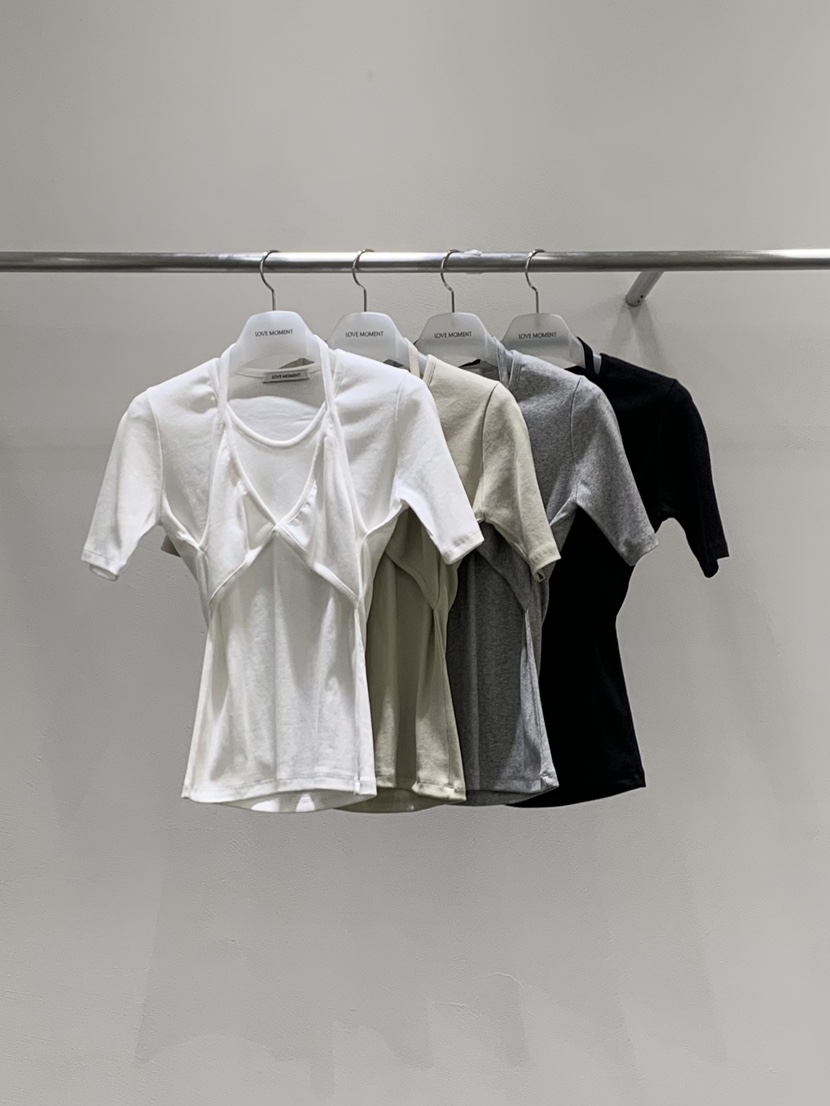 LOVE MOMENT韓國代購女裝新款人氣推薦熱賣時尚真品休閑T恤LOVE MOMENTT恤