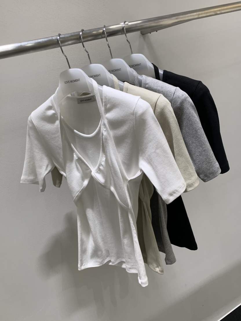 LOVE MOMENT韓國代購女裝新款人氣推薦熱賣時尚真品休閑T恤LOVE MOMENTT恤