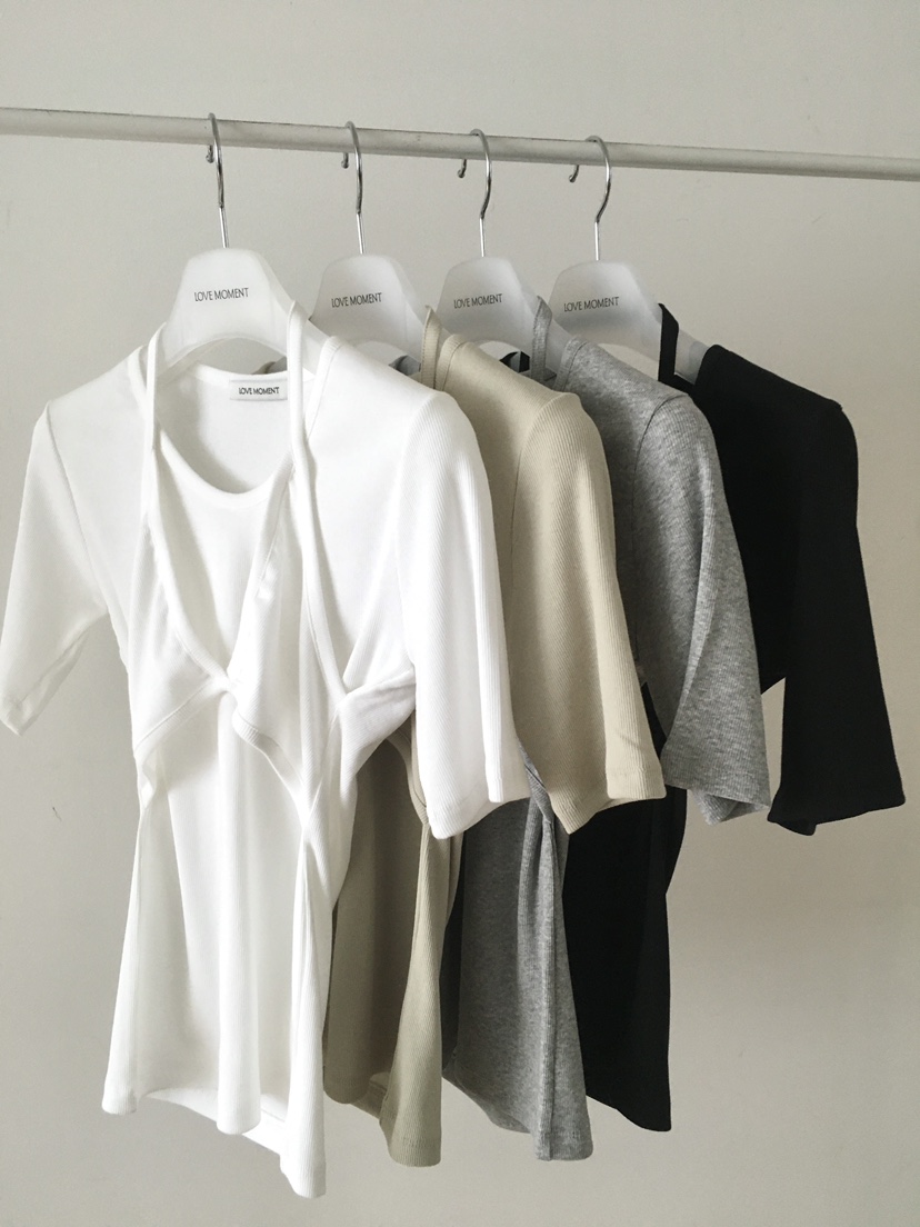 LOVE MOMENT韓國代購女裝新款人氣推薦熱賣時尚真品休閑T恤LOVE MOMENTT恤