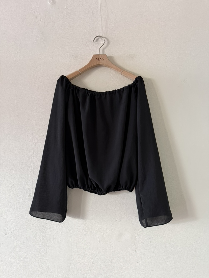 MENG東大門實拍女士新款真品時尚職業休閑襯衫蕾絲衫露肩MENG襯衫/蕾絲衫圖色2