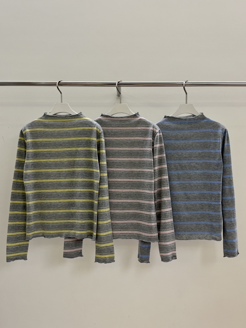 PEBBLE韓國直郵女裝新品時尚休閑人氣熱賣職業26春夏長袖T恤PEBBLE長袖T恤