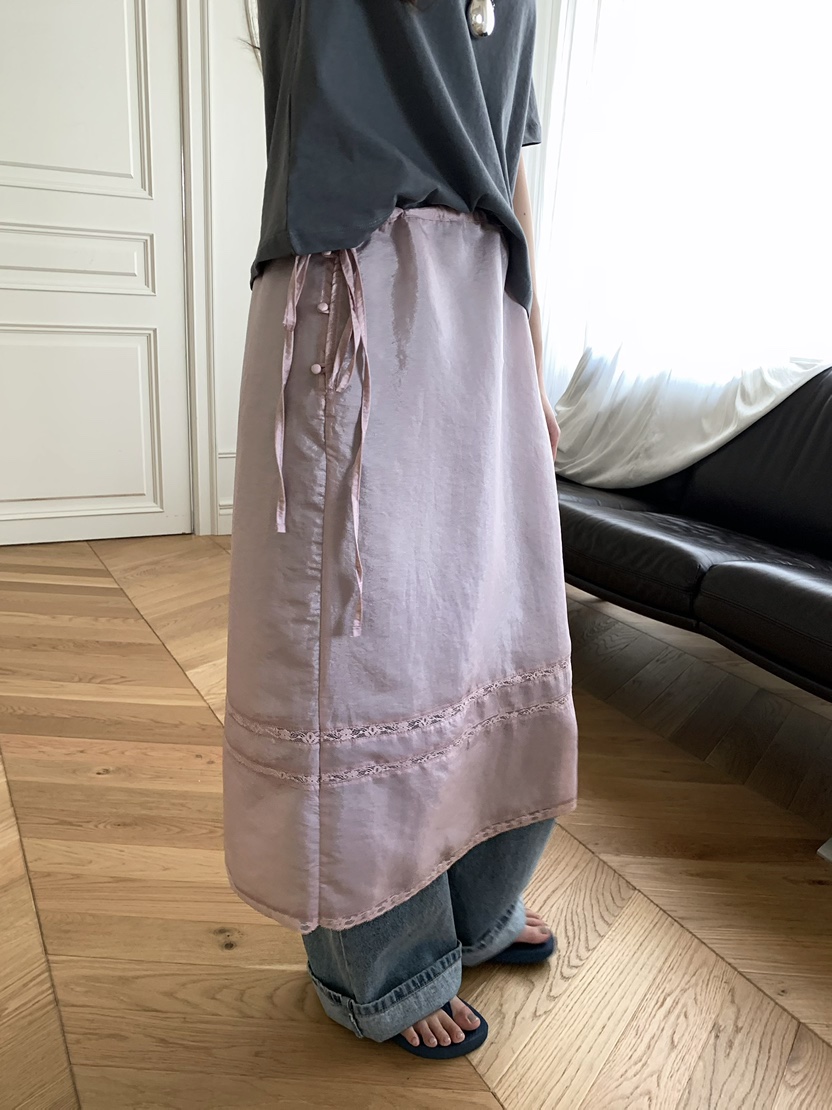 PEBBLE韓國直郵女士新款休閑26春夏熱賣真品人氣時尚長裙PEBBLE長裙