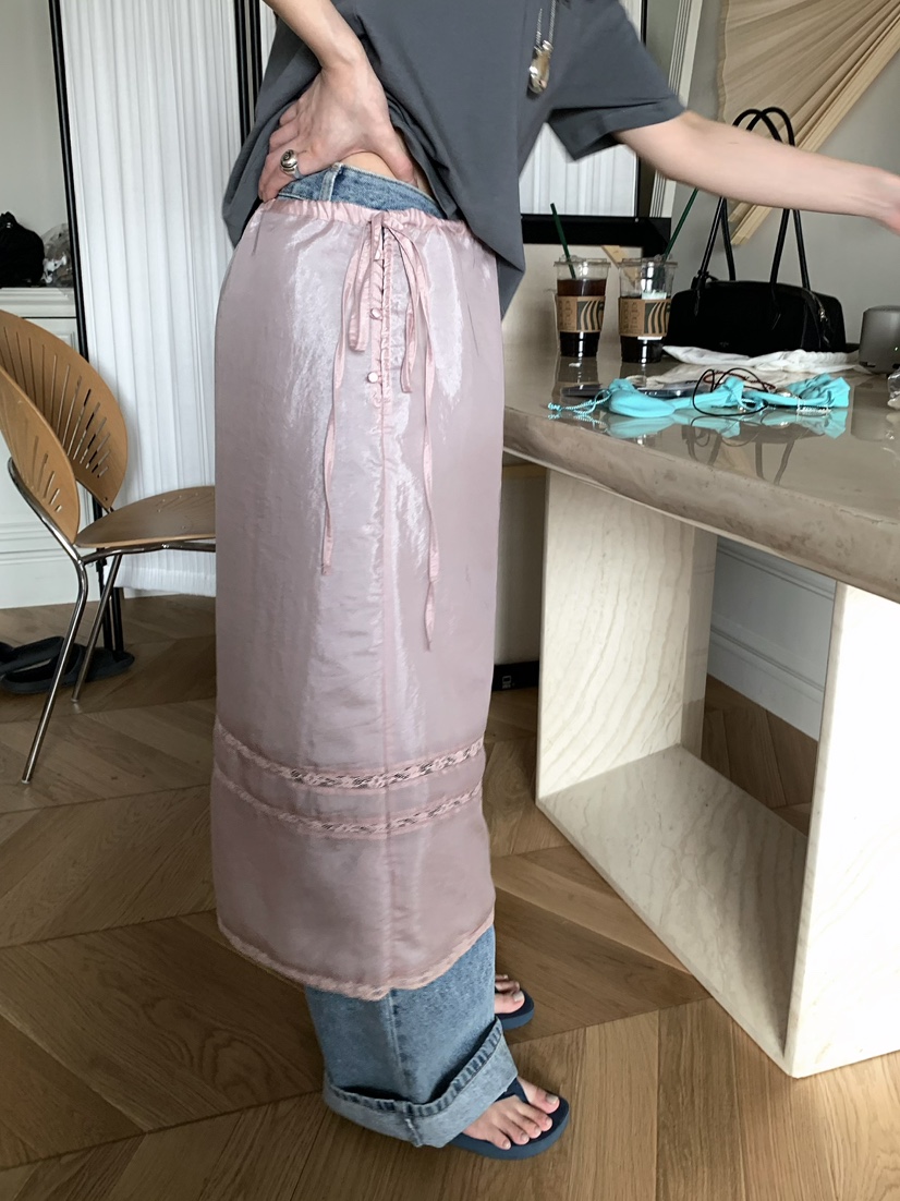 PEBBLE韓國直郵女士新款休閑26春夏熱賣真品人氣時尚長裙PEBBLE長裙