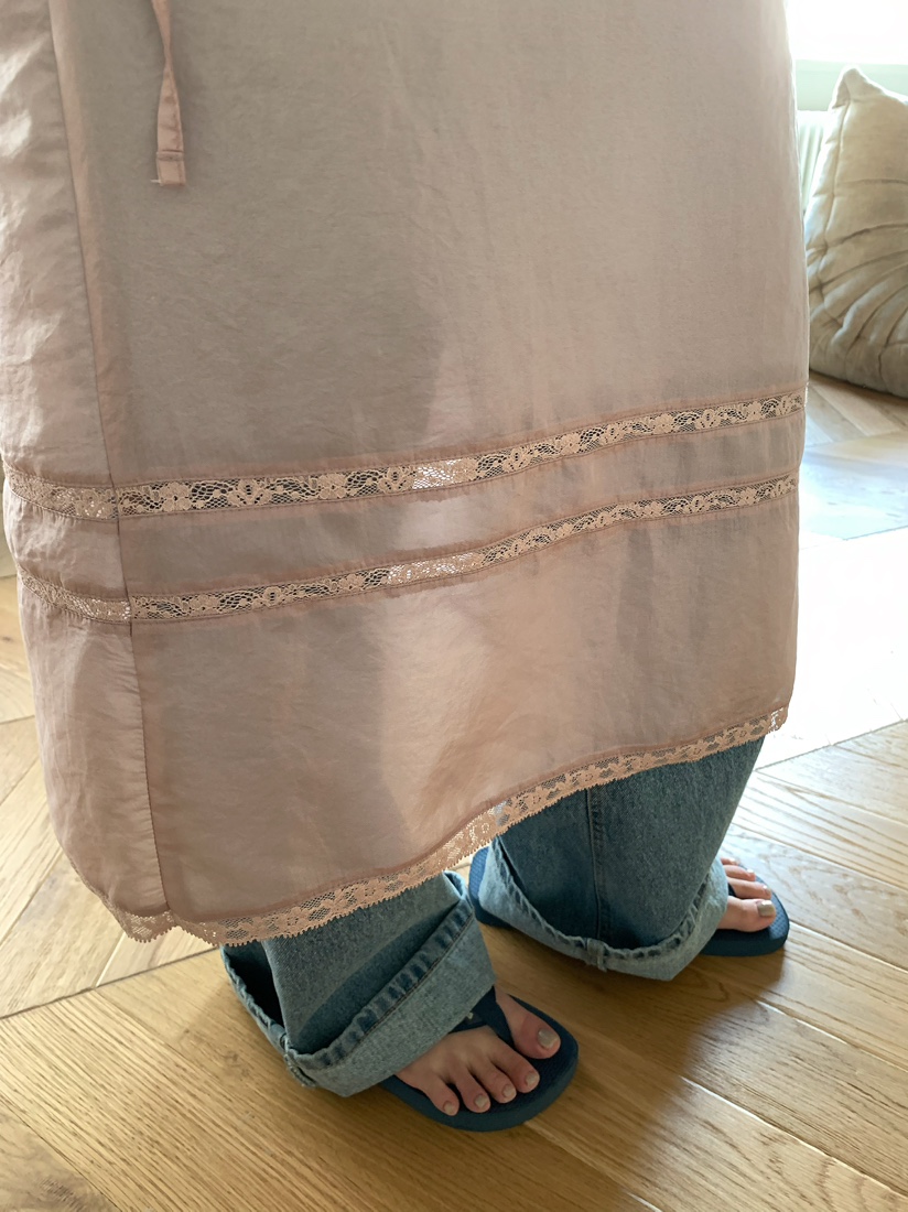 PEBBLE韓國直郵女士新款休閑26春夏熱賣真品人氣時尚長裙PEBBLE長裙