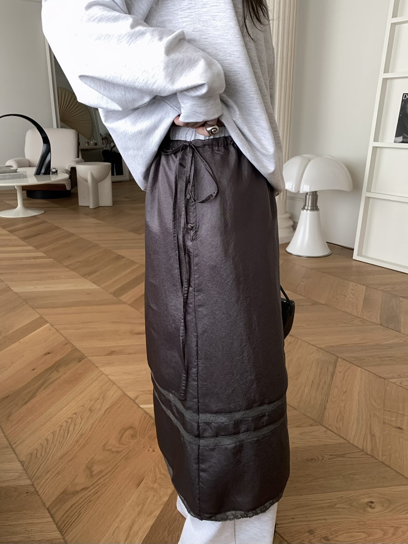 PEBBLE韓國直郵女士新款休閑26春夏熱賣真品人氣時尚長裙PEBBLE長裙