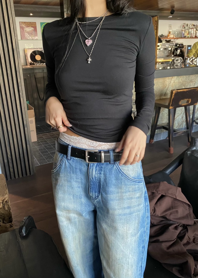 OUPPT韓國直郵女士新款熱賣時尚真品26春夏職業人氣長袖T恤OUPPT長袖T恤圖色3