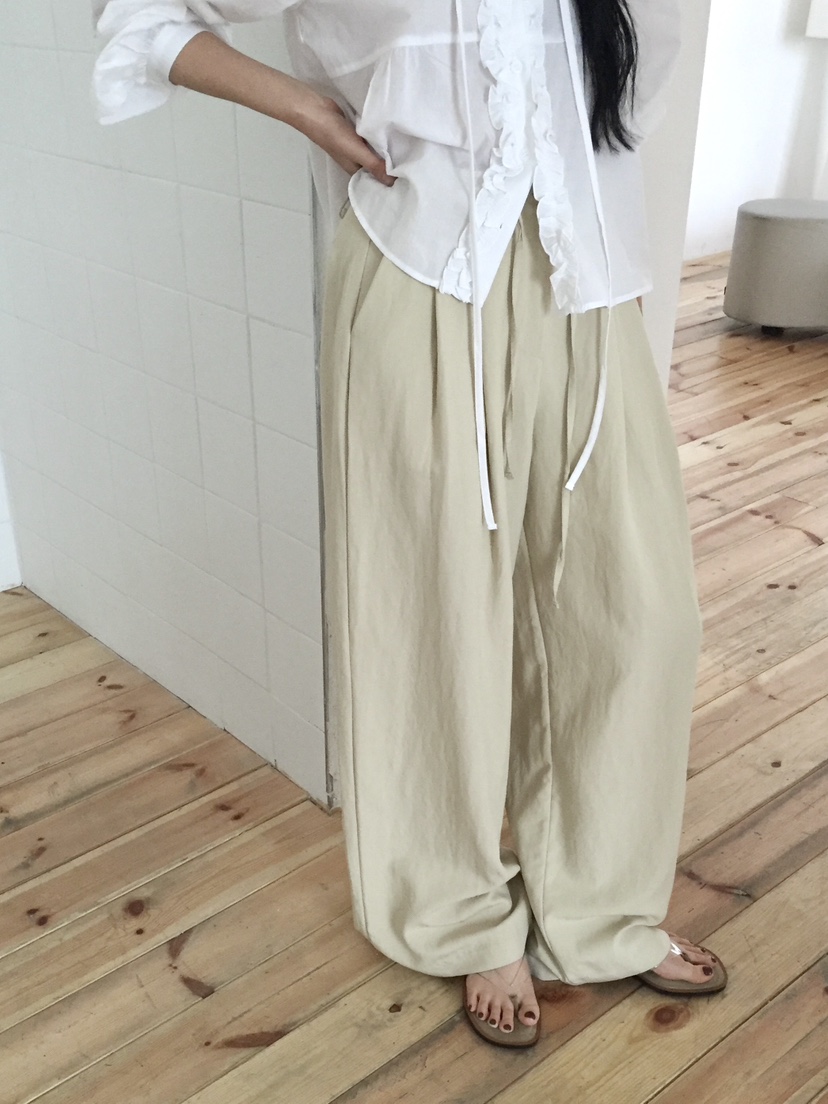 LOVE MOMENT東大門直郵女士新品真品熱賣時尚休閑褲闊腿褲LOVE MOMENT休閑褲