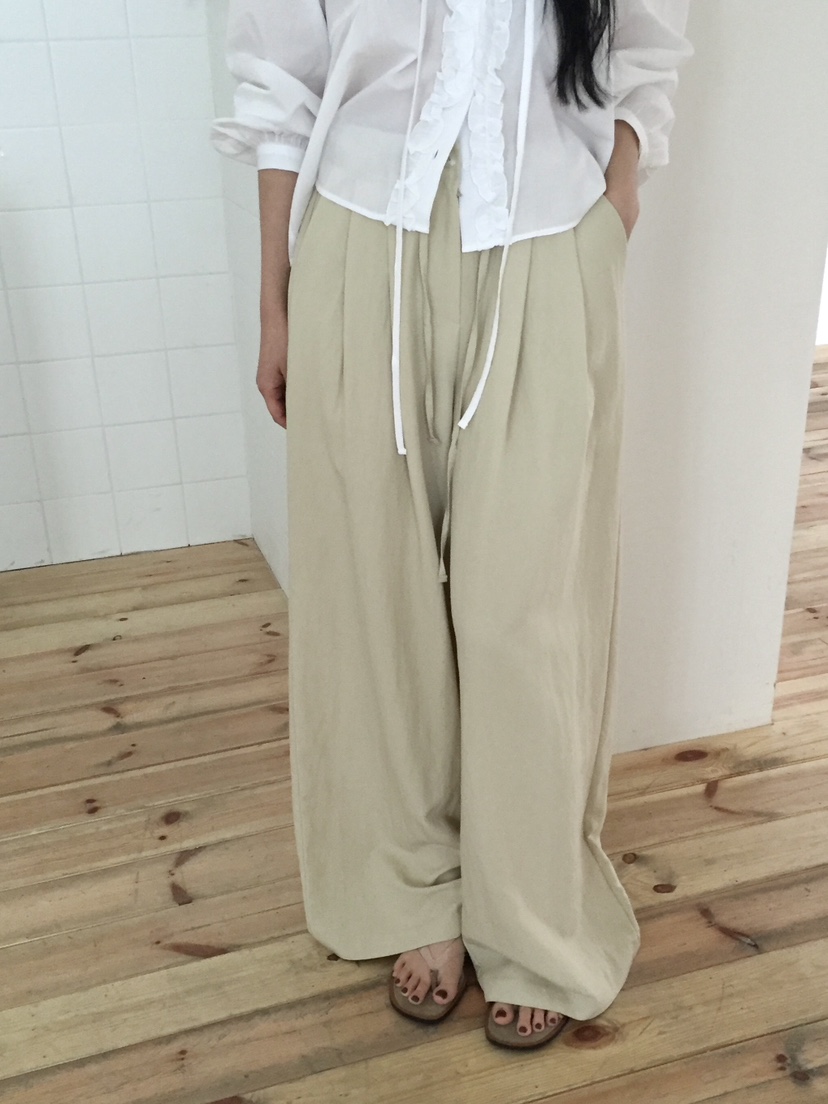 LOVE MOMENT東大門直郵女士新品真品熱賣時尚休閑褲闊腿褲LOVE MOMENT休閑褲