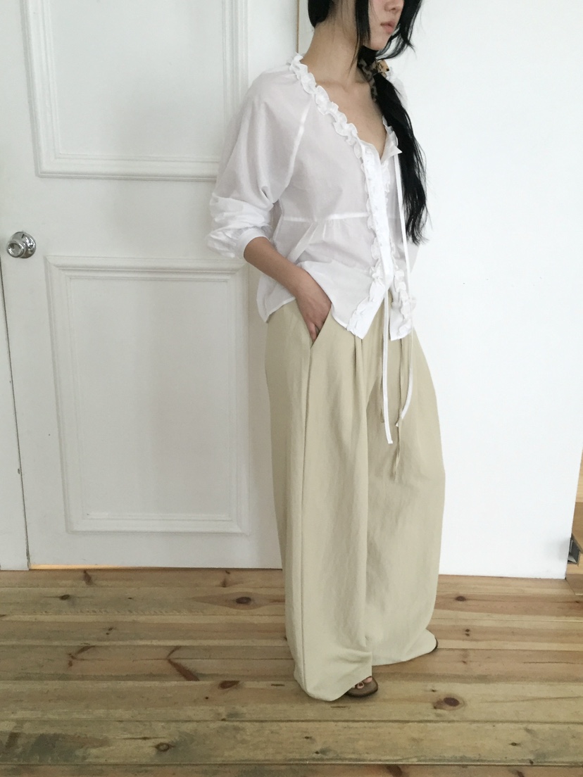 LOVE MOMENT東大門直郵女士新品真品熱賣時尚休閑褲闊腿褲LOVE MOMENT休閑褲