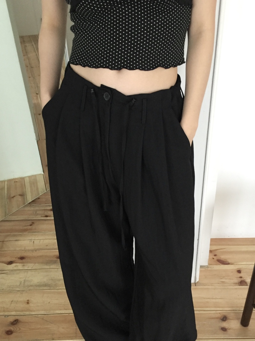 LOVE MOMENT東大門直郵女士新品真品熱賣時尚休閑褲闊腿褲LOVE MOMENT休閑褲