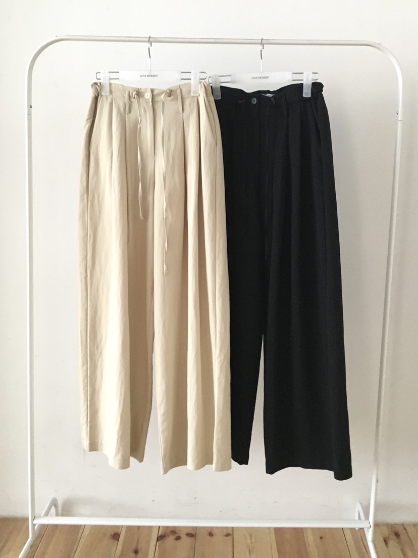 LOVE MOMENT東大門直郵女士新品真品熱賣時尚休閑褲闊腿褲LOVE MOMENT休閑褲