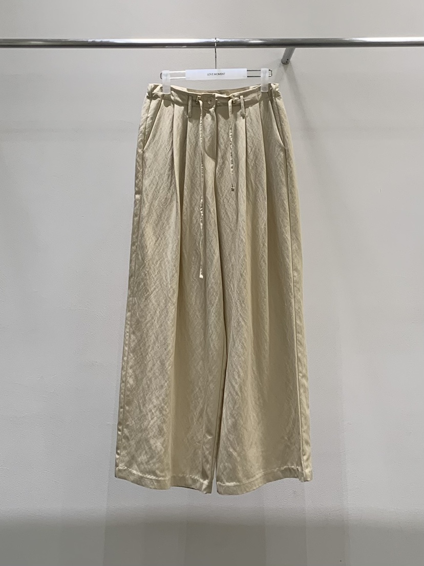 LOVE MOMENT東大門直郵女士新品真品熱賣時尚休閑褲闊腿褲LOVE MOMENT休閑褲圖色1