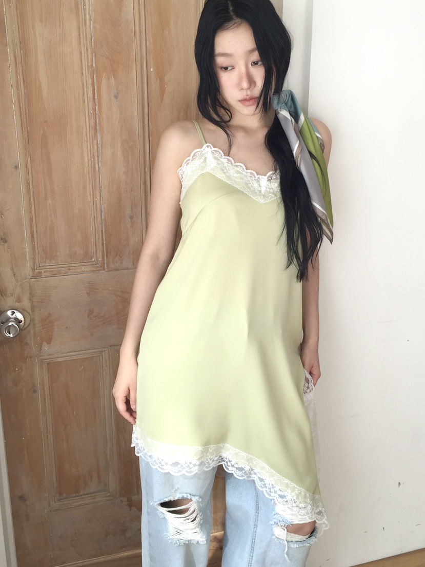 LOVE MOMENT韓國代購女裝新款時尚推薦26春夏連衣裙緞面LOVE MOMENT連衣裙