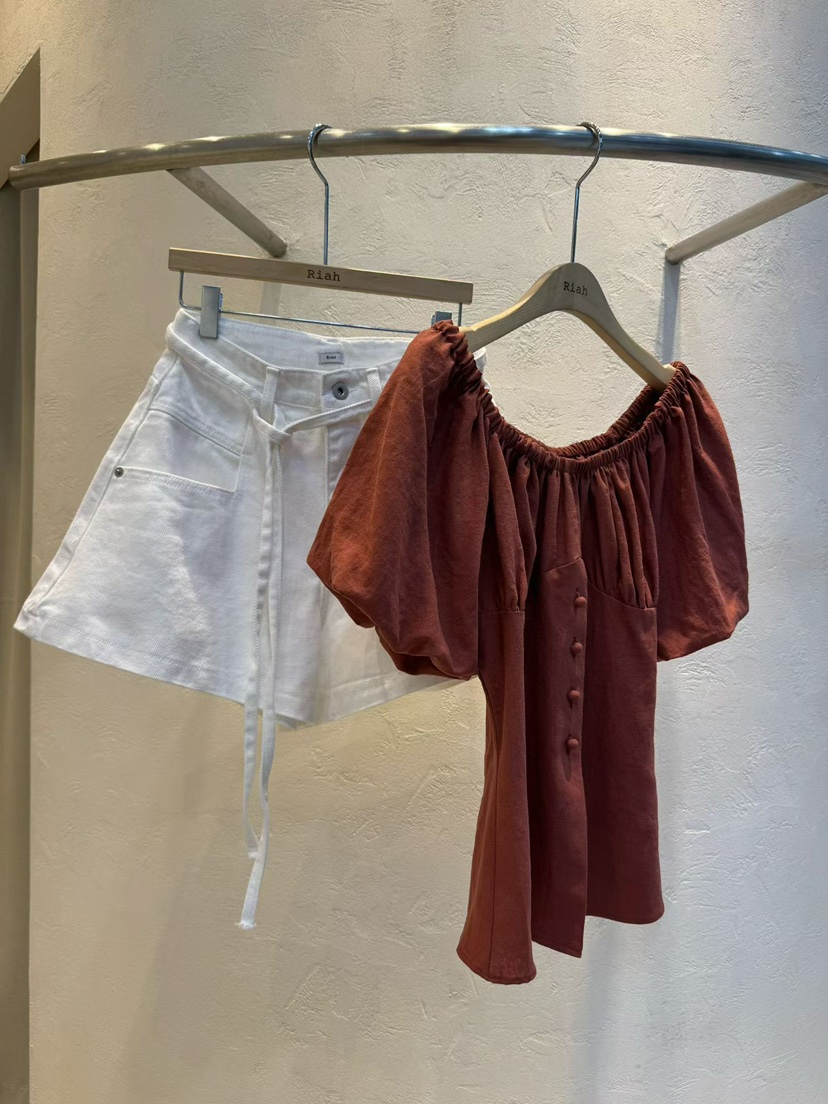 RIAH東大門直郵女士新品人氣時尚推薦職業襯衫蕾絲衫亞麻RIAH襯衫/蕾絲衫