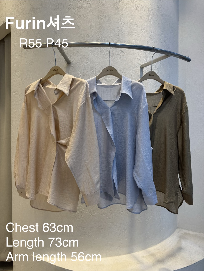 RIAH韓國直郵女裝新品26春夏真品職業人氣推薦襯衫蕾絲衫RIAH襯衫/蕾絲衫