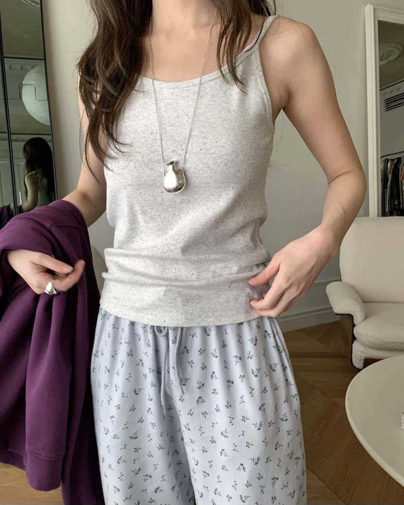 PEBBLE東大門實拍女士新款熱賣休閑26春夏職業真品吊帶背心PEBBLE吊帶/背心