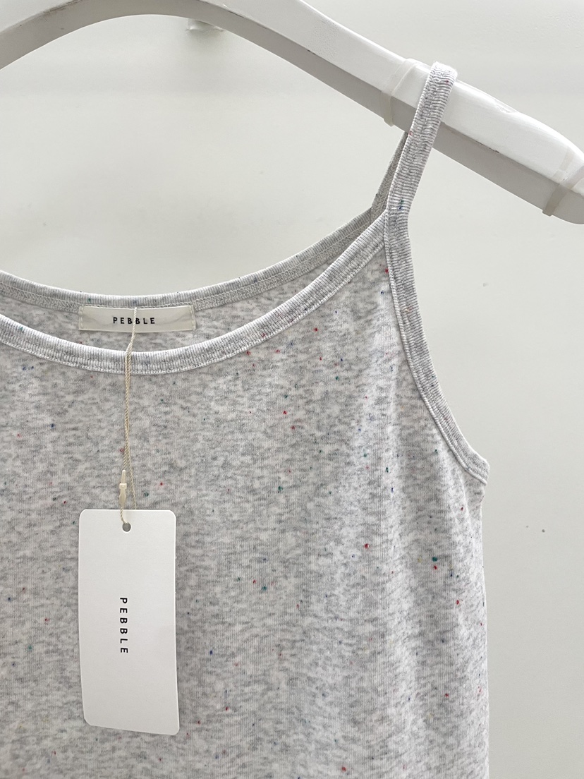 PEBBLE東大門實拍女士新款熱賣休閑26春夏職業真品吊帶背心PEBBLE吊帶/背心