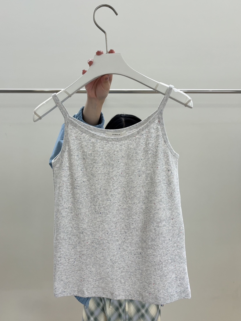 PEBBLE東大門實拍女士新款熱賣休閑26春夏職業真品吊帶背心PEBBLE吊帶/背心