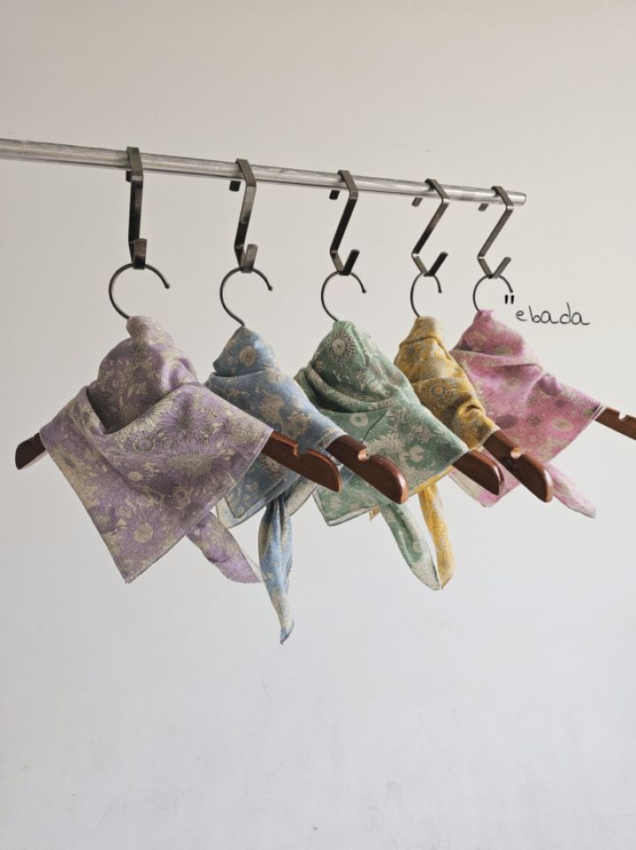 EBADA東大門代購女裝新品熱賣26春夏時尚休閑真品圍巾披肩棉EBADA圍巾/披肩