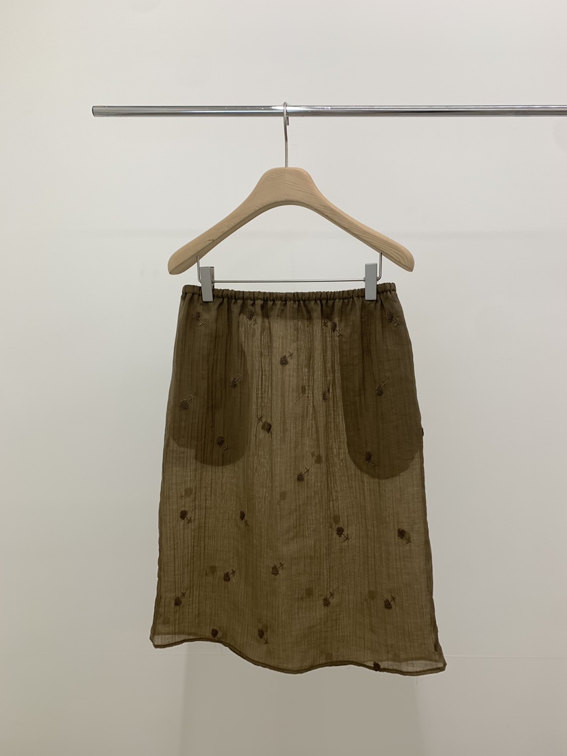 THE ABLE東大門直郵女士新款時尚休閑真品半身裙中短裙刺繡THE ABLE/TA半身裙/中短裙