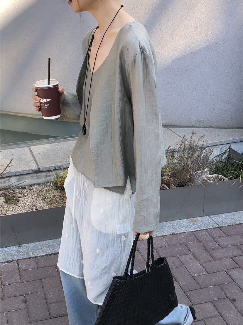 THE ABLE東大門直郵女士新款時尚休閑真品半身裙中短裙刺繡THE ABLE/TA半身裙/中短裙