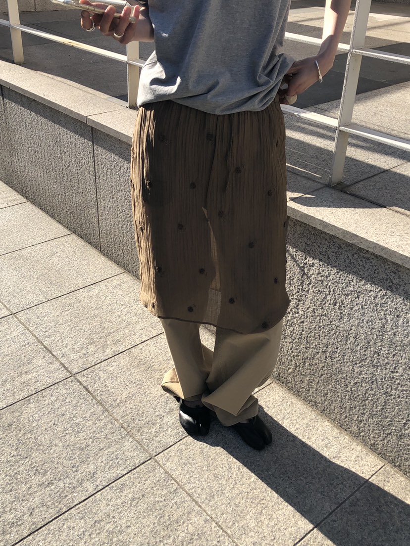 THE ABLE東大門直郵女士新款時尚休閑真品半身裙中短裙刺繡THE ABLE/TA半身裙/中短裙