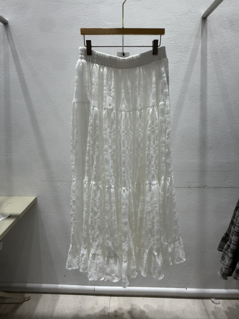 JIMMY東大門直郵女士新品休閑真品26春夏時尚人氣長裙荷葉邊JIMMY/REMAKE長裙圖色1