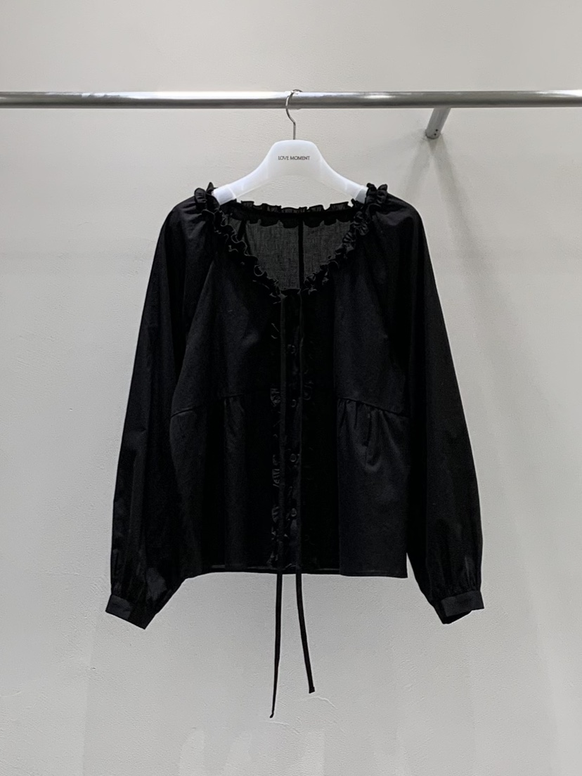 LOVE MOMENT東大門實拍女士新品推薦真品襯衫蕾絲衫荷葉邊LOVE MOMENT襯衫/蕾絲衫圖色2