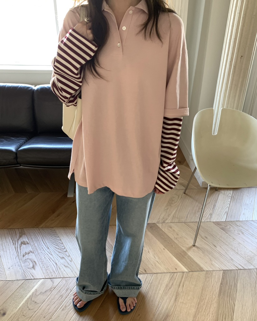 PEBBLE東大門直郵女裝新品26春夏職業真品推薦人氣長袖T恤PEBBLE長袖T恤