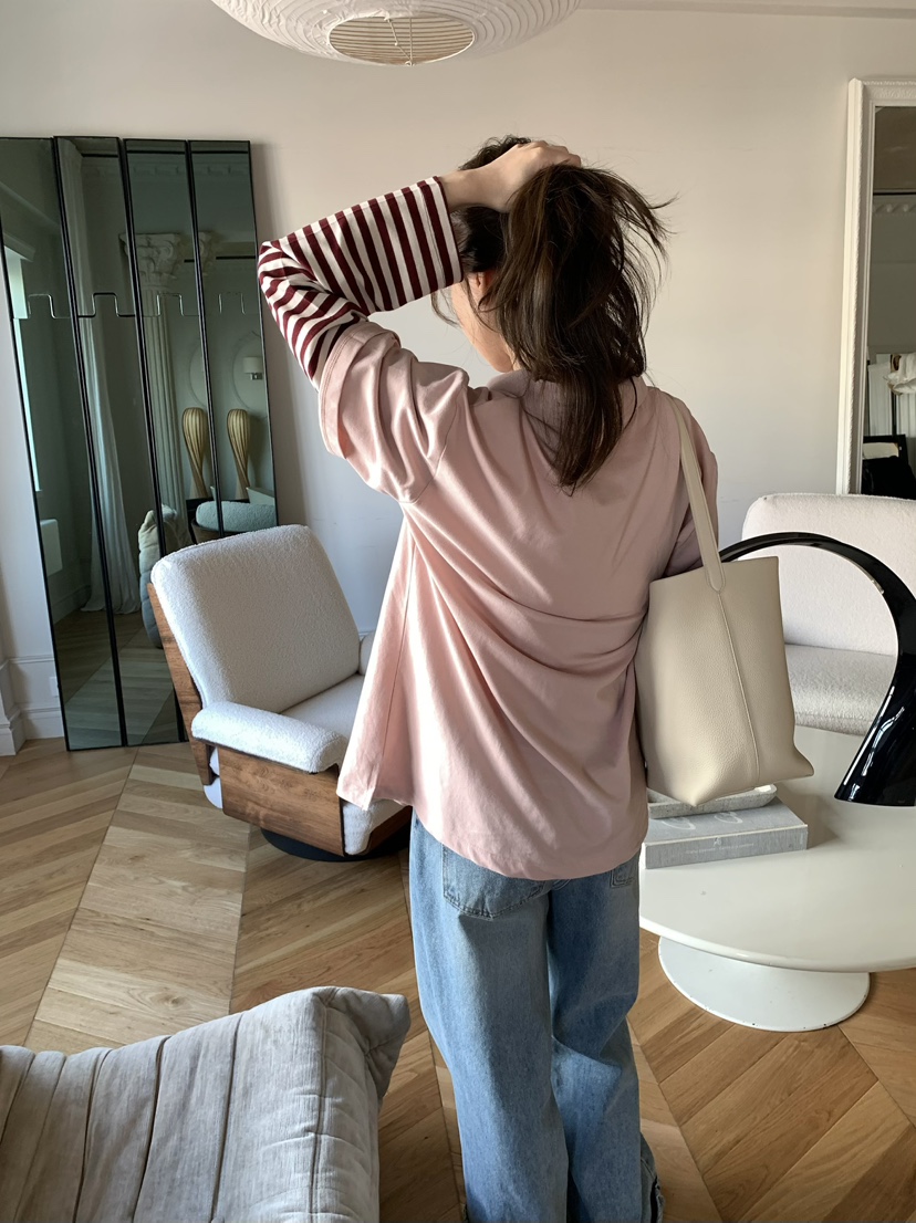 PEBBLE東大門直郵女裝新品26春夏職業真品推薦人氣長袖T恤PEBBLE長袖T恤