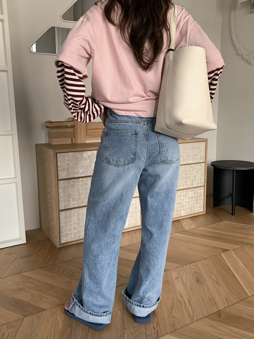 PEBBLE東大門直郵女裝新品26春夏職業真品推薦人氣長袖T恤PEBBLE長袖T恤