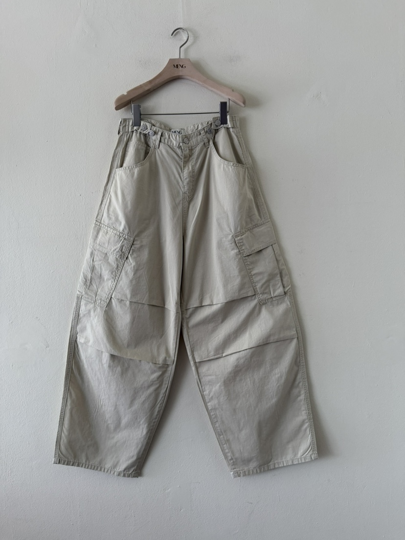 MENG韓國代購女士新款時尚26春夏推薦熱賣人氣休閑休閑褲MENG休閑褲圖色2