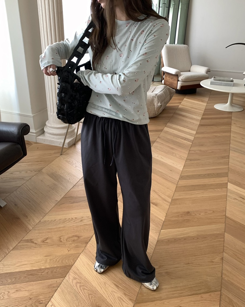 PEBBLE東大門代購女士新款時尚26春夏真品推薦熱賣長袖T恤PEBBLE長袖T恤