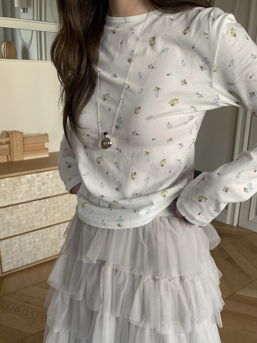 PEBBLE東大門代購女士新款時尚26春夏真品推薦熱賣長袖T恤PEBBLE長袖T恤