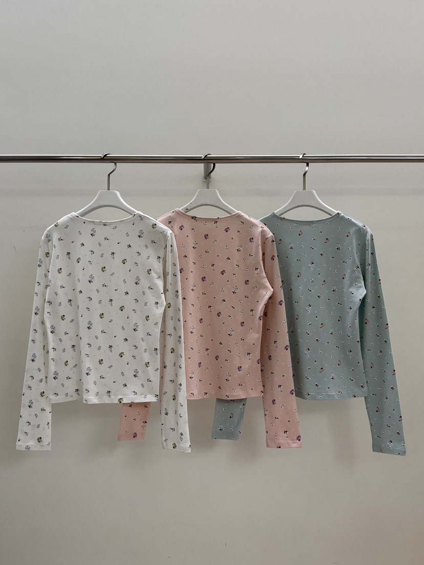 PEBBLE東大門代購女士新款時尚26春夏真品推薦熱賣長袖T恤PEBBLE長袖T恤