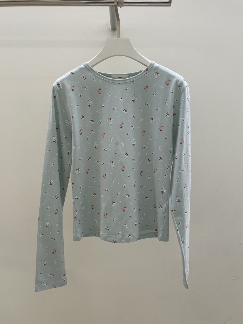 PEBBLE東大門代購女士新款時尚26春夏真品推薦熱賣長袖T恤PEBBLE長袖T恤圖色3