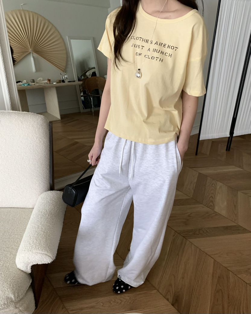 PEBBLE韓國直郵女士新款真品時尚熱賣休閑職業推薦26春夏T恤PEBBLET恤