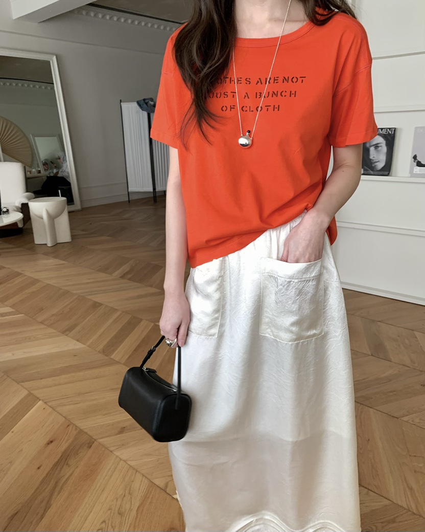 PEBBLE韓國直郵女士新款真品時尚熱賣休閑職業推薦26春夏T恤PEBBLET恤