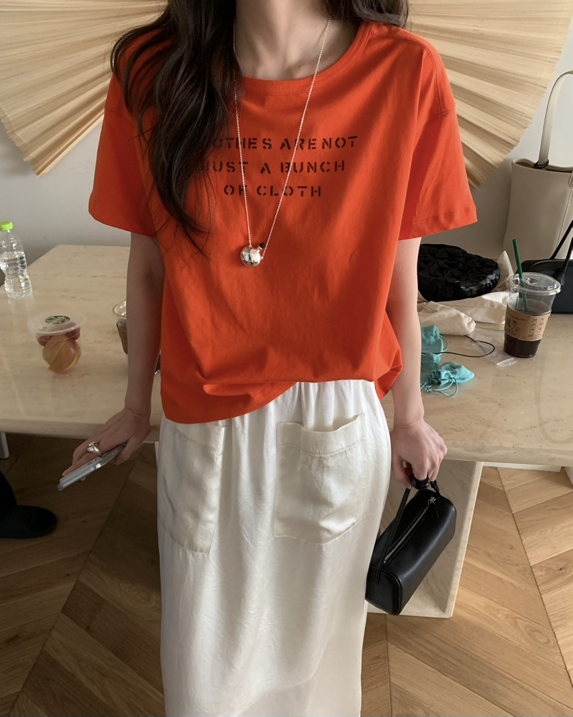 PEBBLE韓國直郵女士新款真品時尚熱賣休閑職業推薦26春夏T恤PEBBLET恤