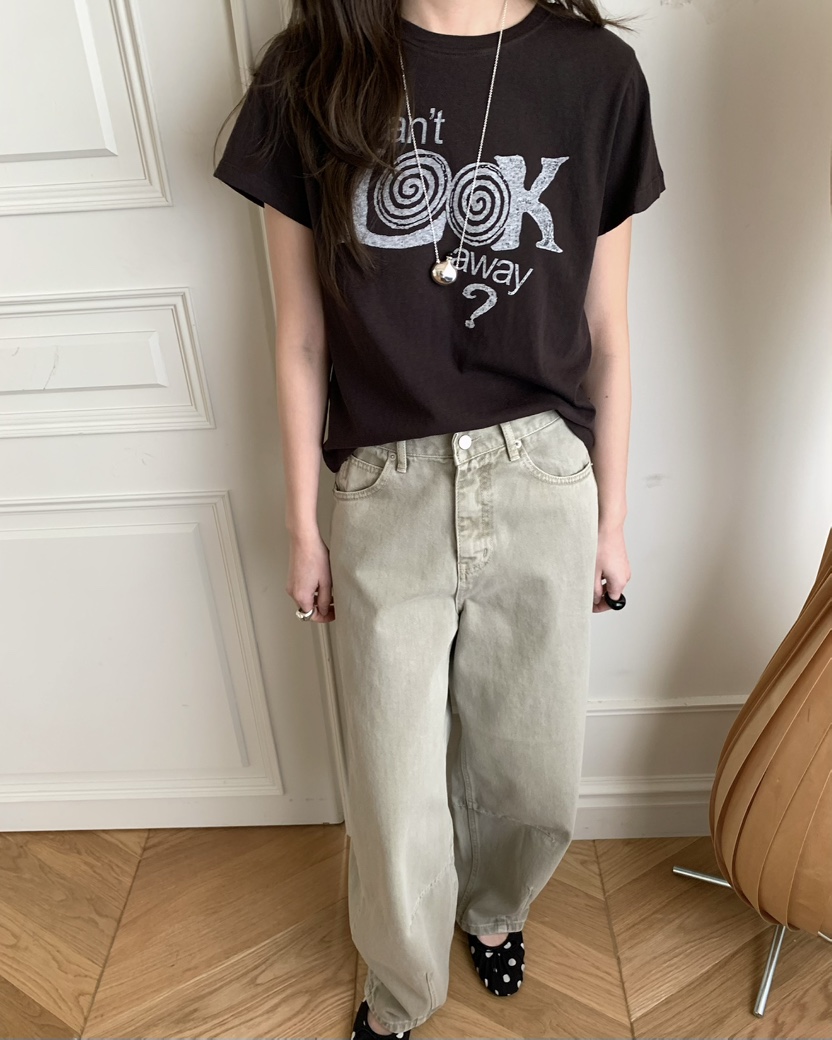 PEBBLE東大門直郵女士新品熱賣時尚職業休閑26春夏真品T恤PEBBLET恤