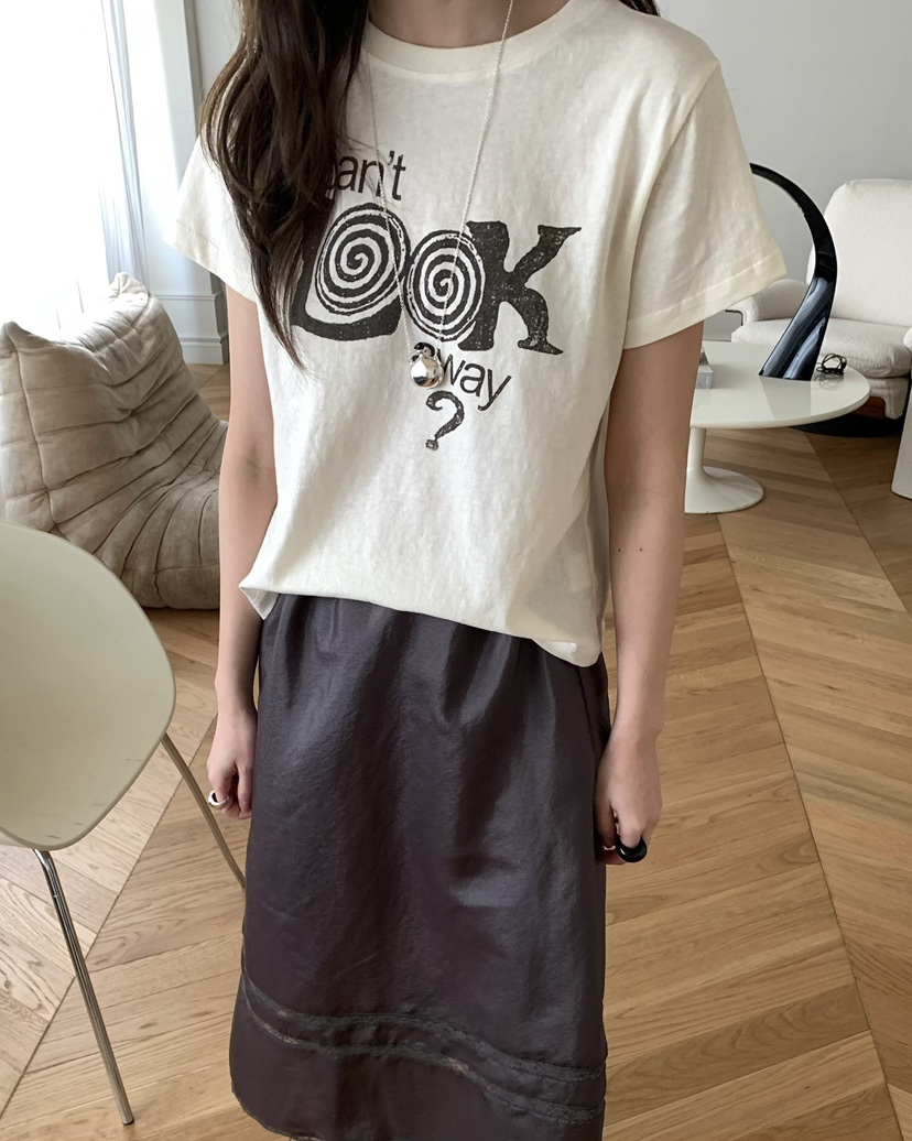 PEBBLE東大門直郵女士新品熱賣時尚職業休閑26春夏真品T恤PEBBLET恤