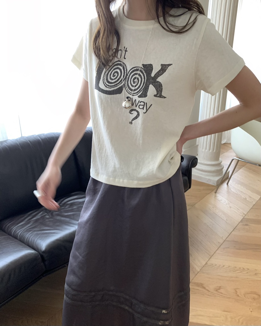 PEBBLE東大門直郵女士新品熱賣時尚職業休閑26春夏真品T恤PEBBLET恤