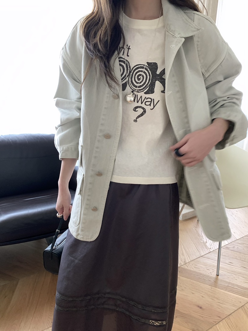 PEBBLE東大門直郵女士新品熱賣時尚職業休閑26春夏真品T恤PEBBLET恤